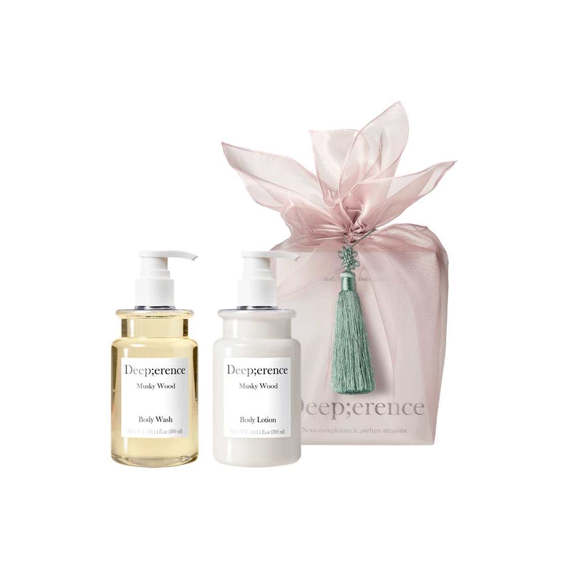 Bodycare_04 Deeperence Perfume de Body Duo Set – Musky Wood (Body Wash + Body Lotion)