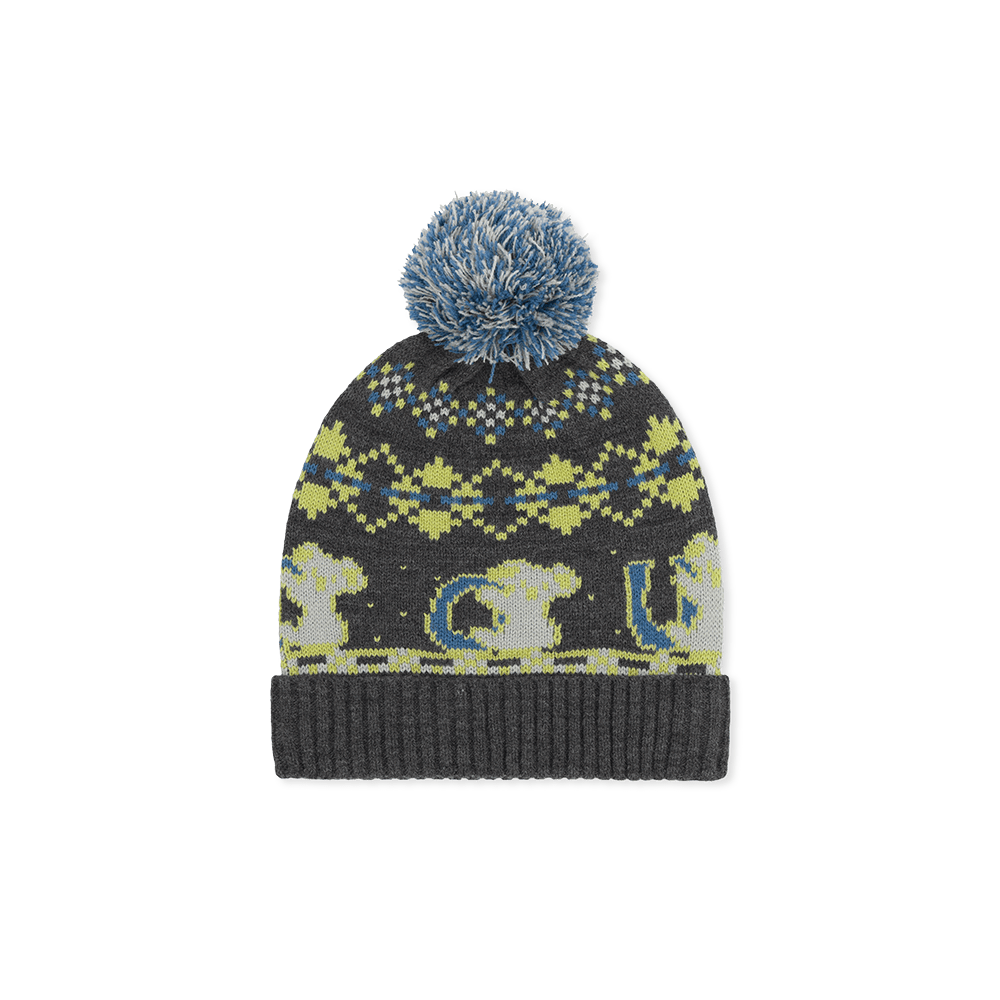 SL263KHWBE03CH [5% 적립] sunlovetour Koala Pom Beanie Charcoal