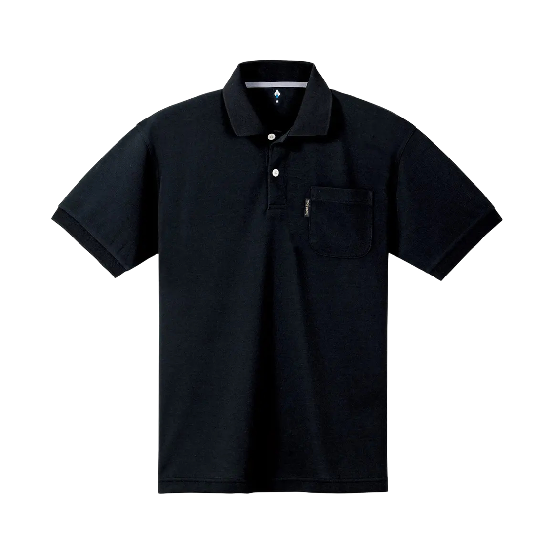 1114228 Montbell Wickron Polo Shirt Black