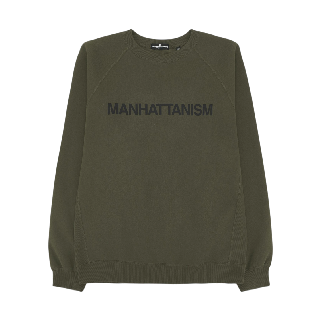 GU x 엔지니어드 가먼츠 헤비웨이트 스웨트 풀오버 올리브(GU x Engineered Garments Heavyweight Sweat Pullover Olive) - 1