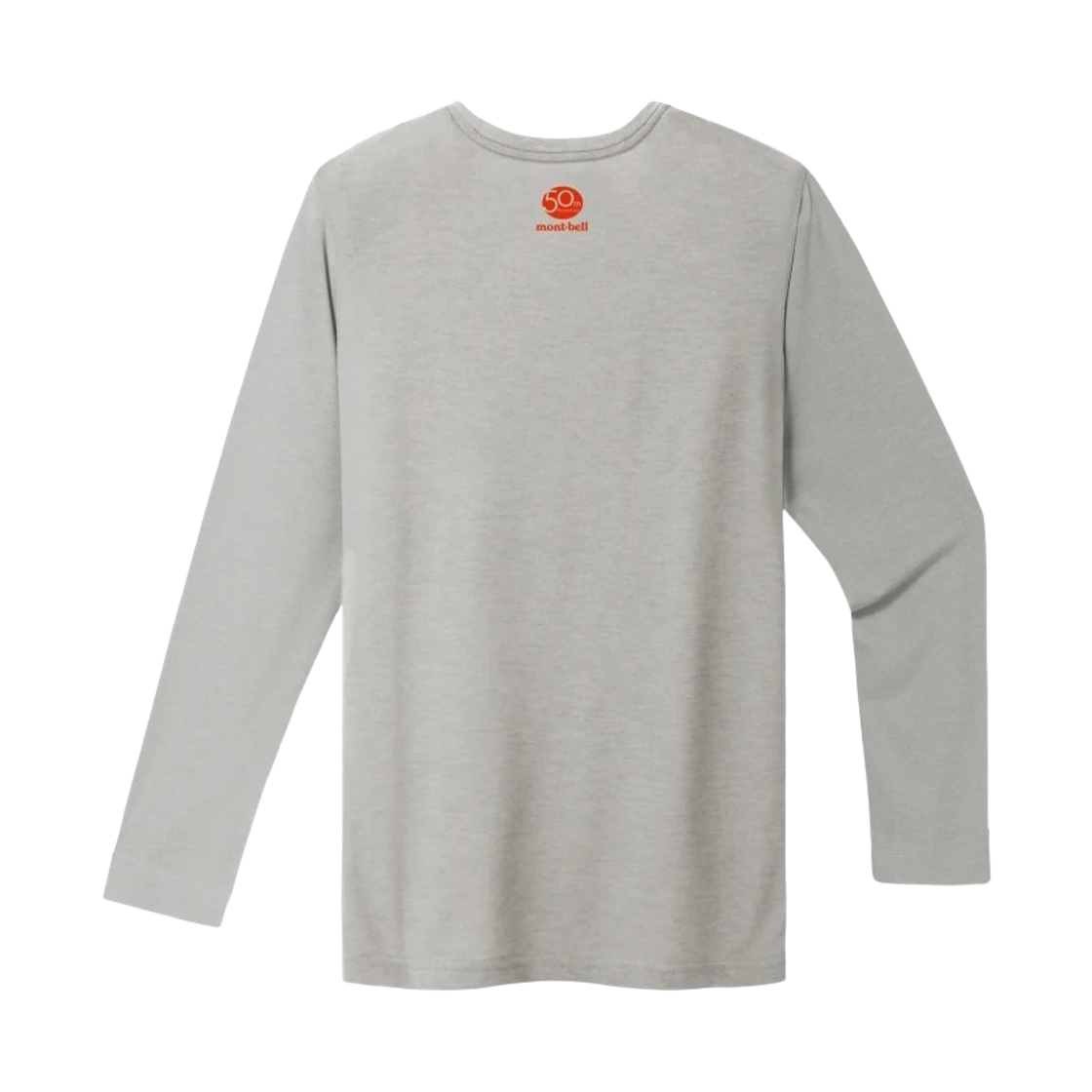 (W) 몽벨 위크론 로고 50주년 롱슬리브 티셔츠 라이트 그레이((W) Montbell Wickron Logo 50th Anniversary Long Sleeve T-Shirt Light Gray) - 2