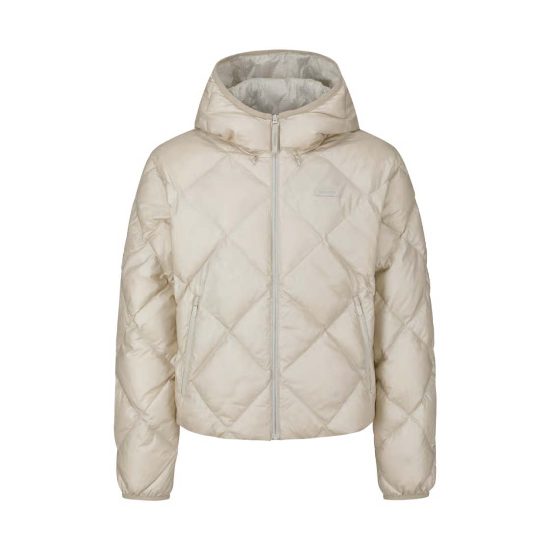 DWDJ9M066-IVS (W) Discovery Expedition Olvert New Quilted Goose Down Light Puffer Jacket Ivory
