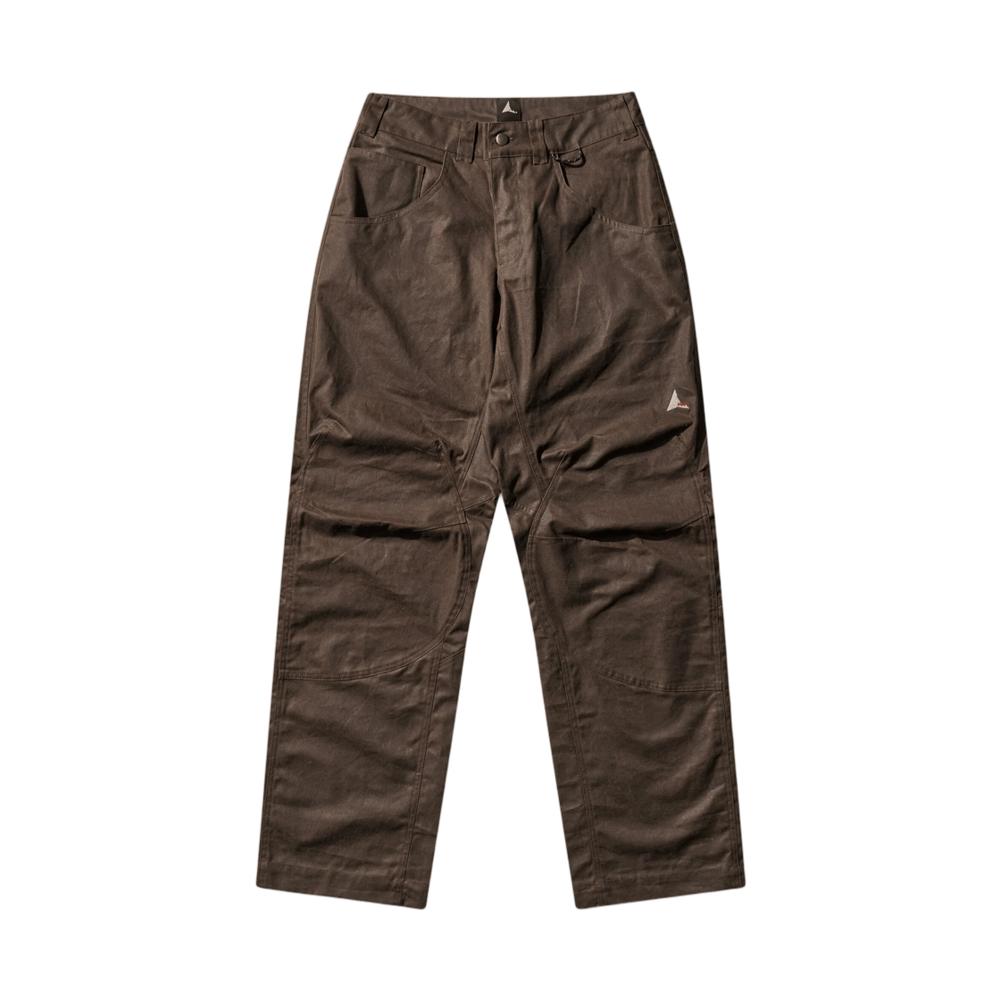 로아 크림프 쉐이프 코튼 팬츠 다크 브라운(ROA Crimp Shaped Cotton Pants Dark Brown)