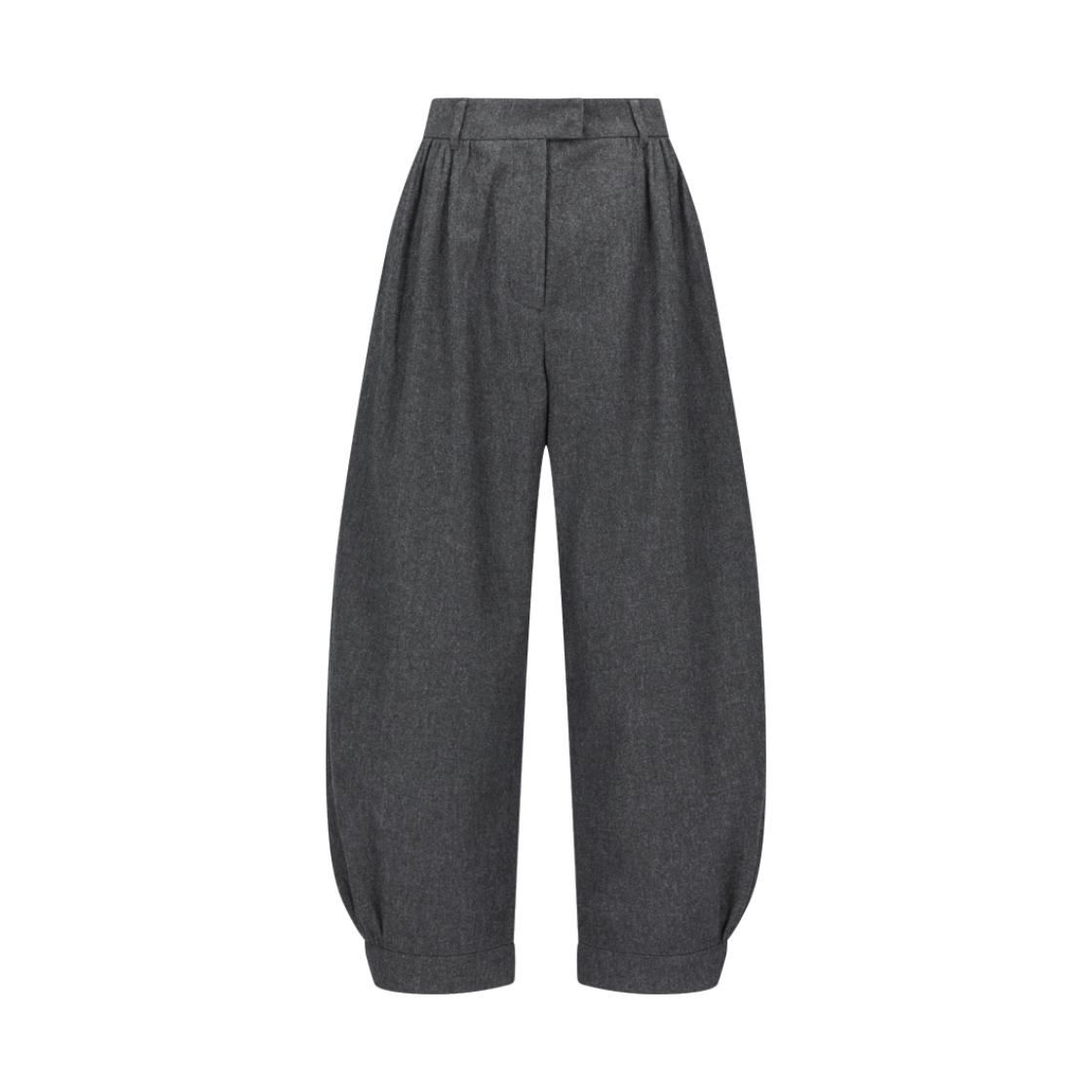 아모멘토 우먼 울 셔링 팬츠 차콜 - 26FW(Amomento Women Wool Shirring Pants Charcoal - 26FW)