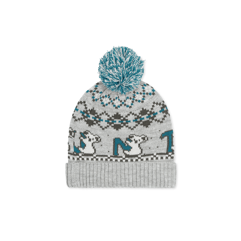 [5% 적립] 썬러브투어 코알라 폼 비니 헤더 그레이([5% 적립] sunlovetour Koala Pom Beanie Heather Grey) - 2