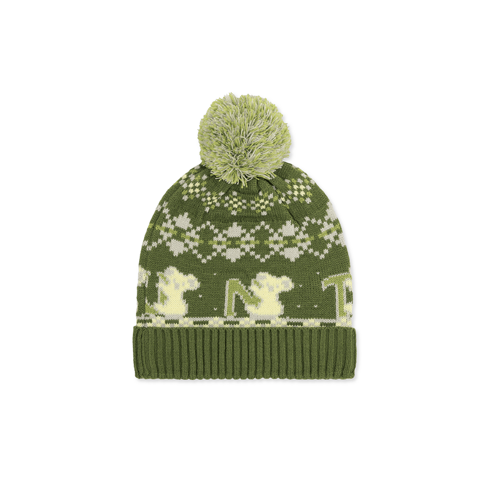 [5% 적립] 썬러브투어 코알라 폼 비니 라이트 올리브([5% 적립] sunlovetour Koala Pom Beanie Light Olive) - 2