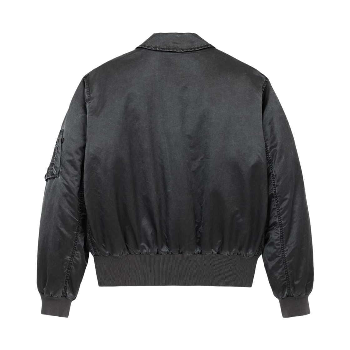 알파 인더스트리 CWU 45/P 헤리티지 핏 플라이트 자켓 배틀워시 블랙(ALPHA INDUSTRIES Cwu 45/P Heritage Fit Flight Jacket Battlewash Black) - 2