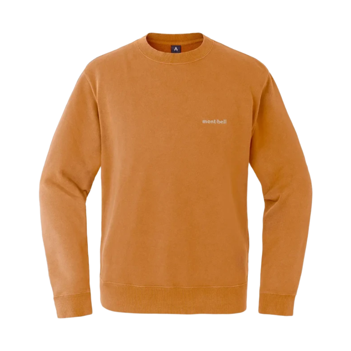 2104851 Montbell Washed Out Cotton Sweatshirt Orange