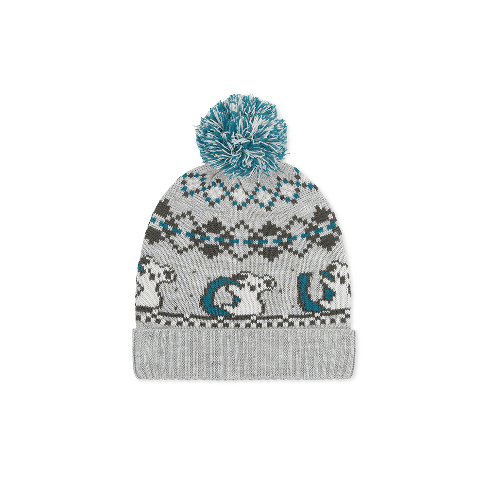 SL263KHWBE03HR [5% 적립] sunlovetour Koala Pom Beanie Heather Grey