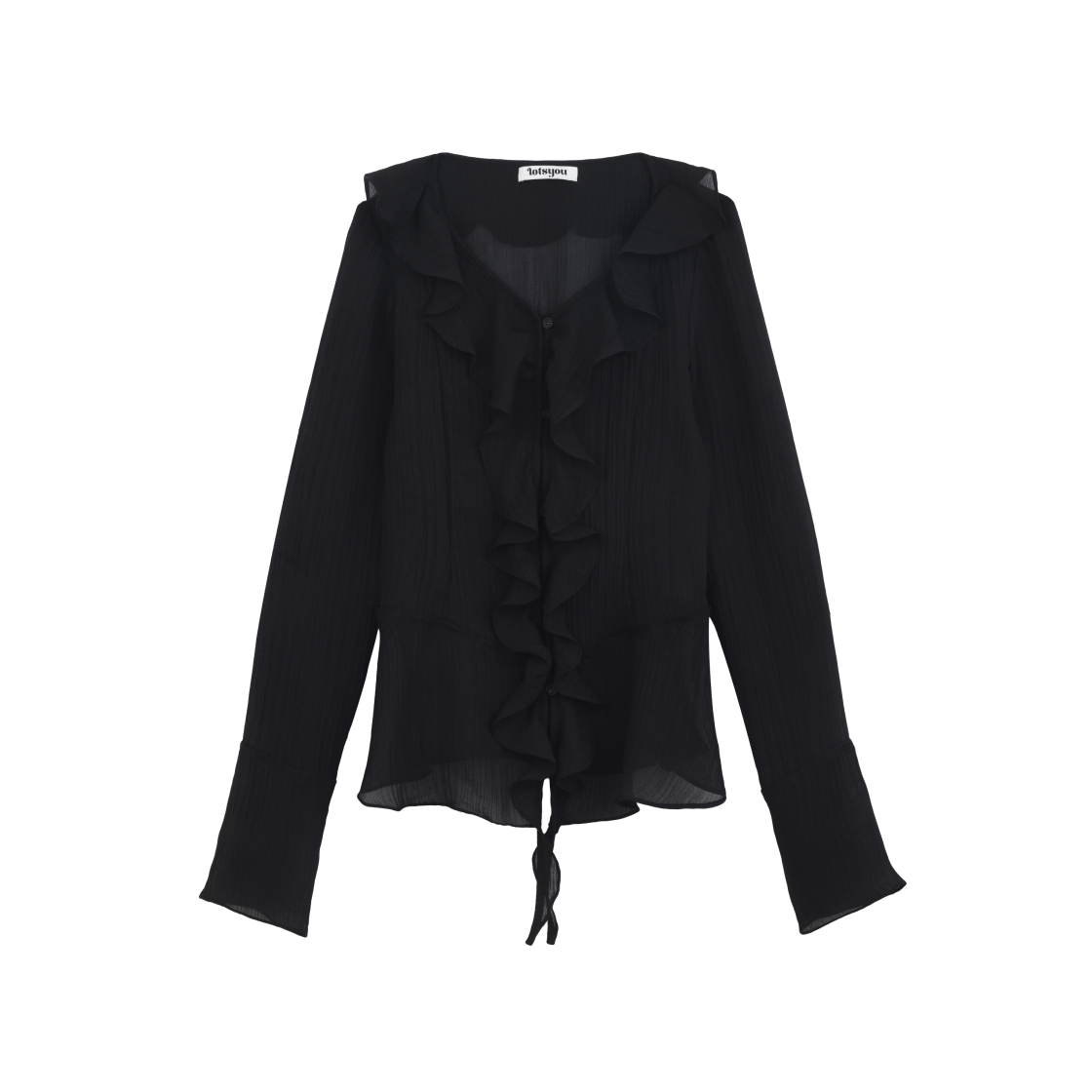 LOTS1BLW007OBK LOTS YOU Maleficent Blouse Black