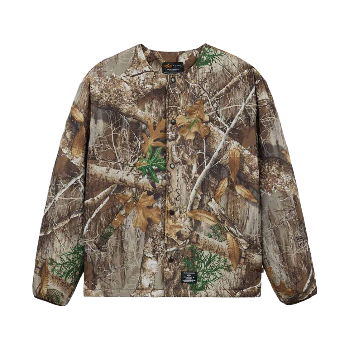 알파 인더스트리 리드 릴렉스 핏 라이너 카모 리얼트리 카모(ALPHA INDUSTRIES Reed Relaxed Fit Liner Camo Realtree Camo)
