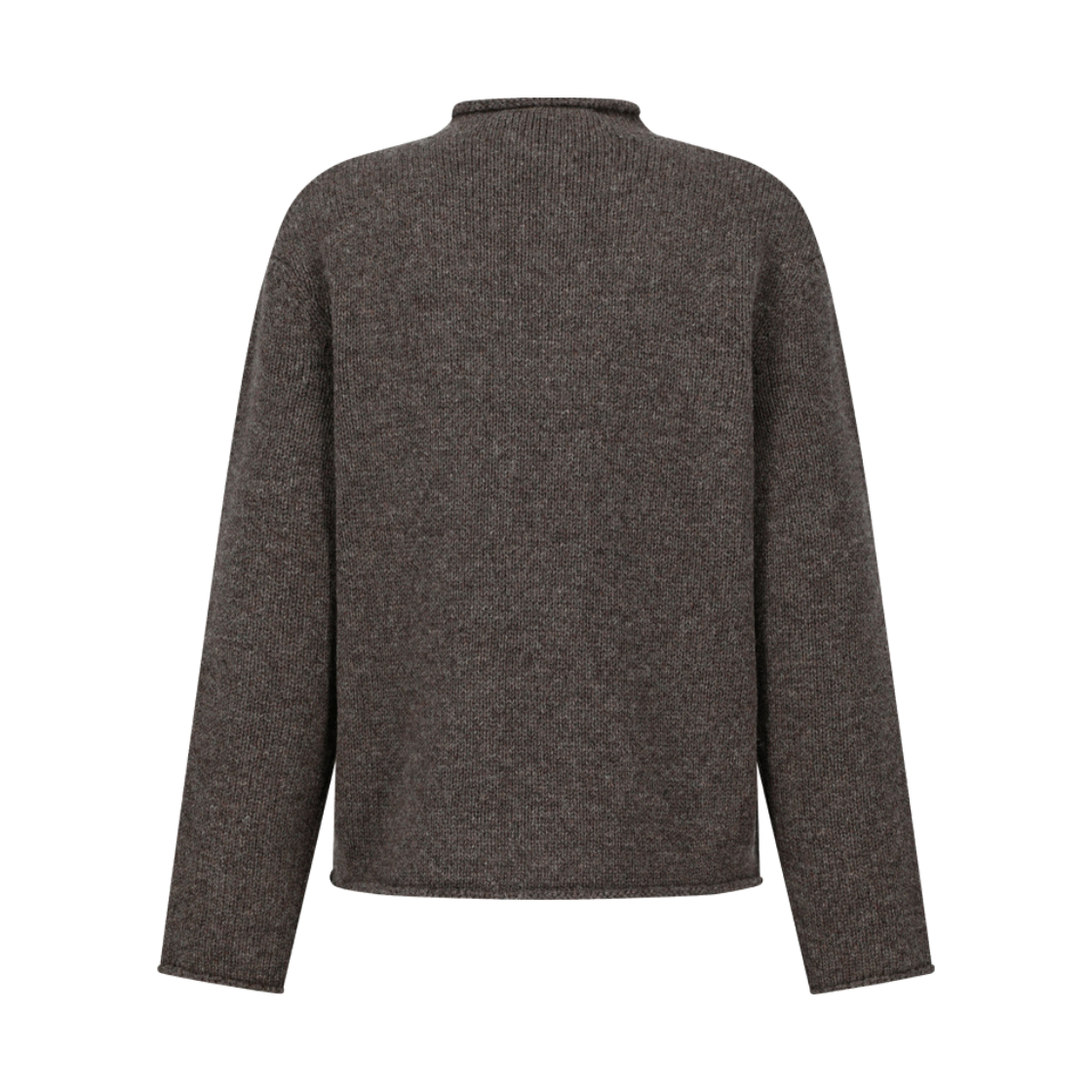 아모멘토 셰틀랜드 울 롤넥 스웨터 브라운 - 26FW(Amomento Shetland Wool Rollneck Sweater Brown - 26FW) - 2