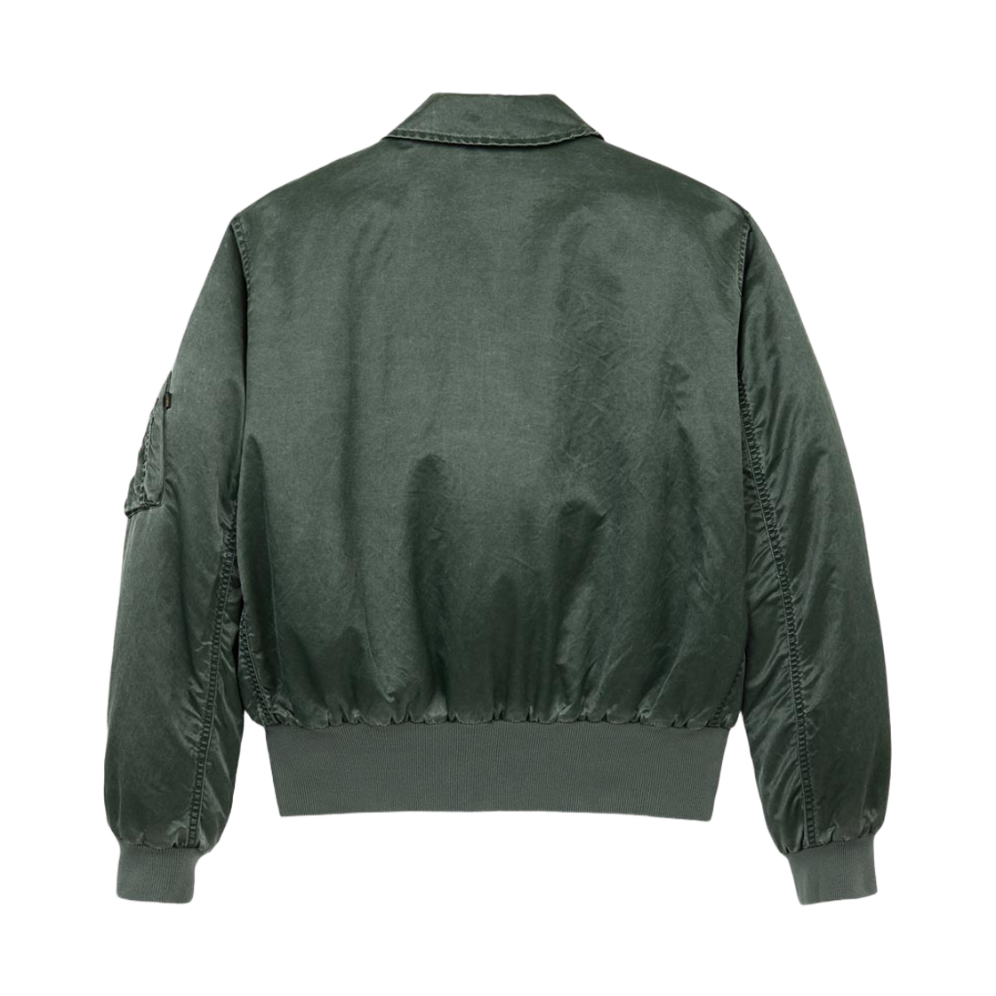 알파 인더스트리 CWU 45/P 헤리티지 핏 플라이트 자켓 배틀워시 딥 포레스트(ALPHA INDUSTRIES Cwu 45/P Heritage Fit Flight Jacket Battlewash Deep Forest) - 2
