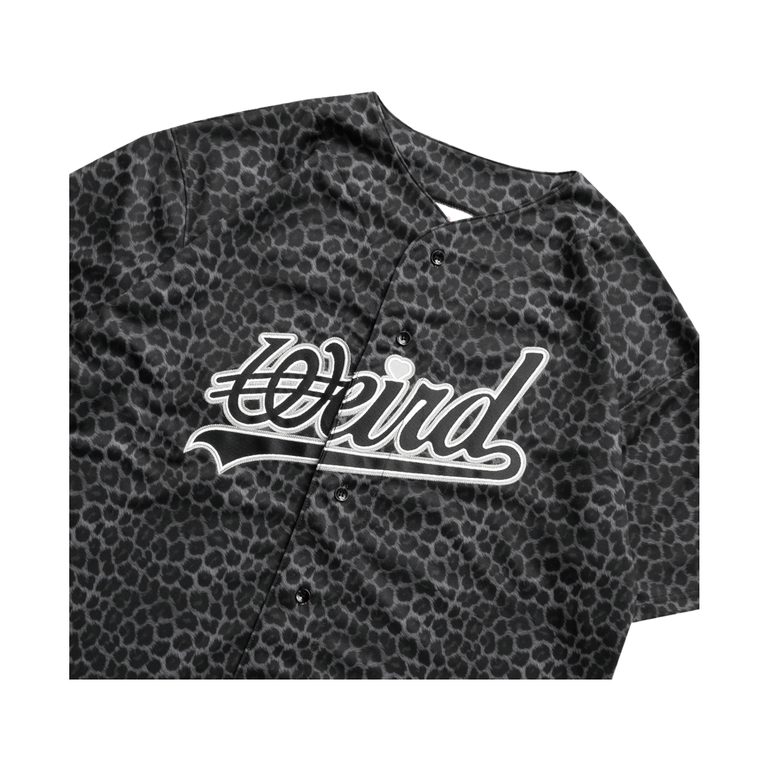 위얼드월드 '18 레오파드-베이스볼-져지 블랙(WEIRD WORLD 18-Leopard-Baseball-Jersey Black) - 3