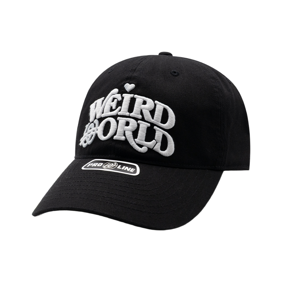 P00000PM Weird World Acro Logo Ball Cap Black