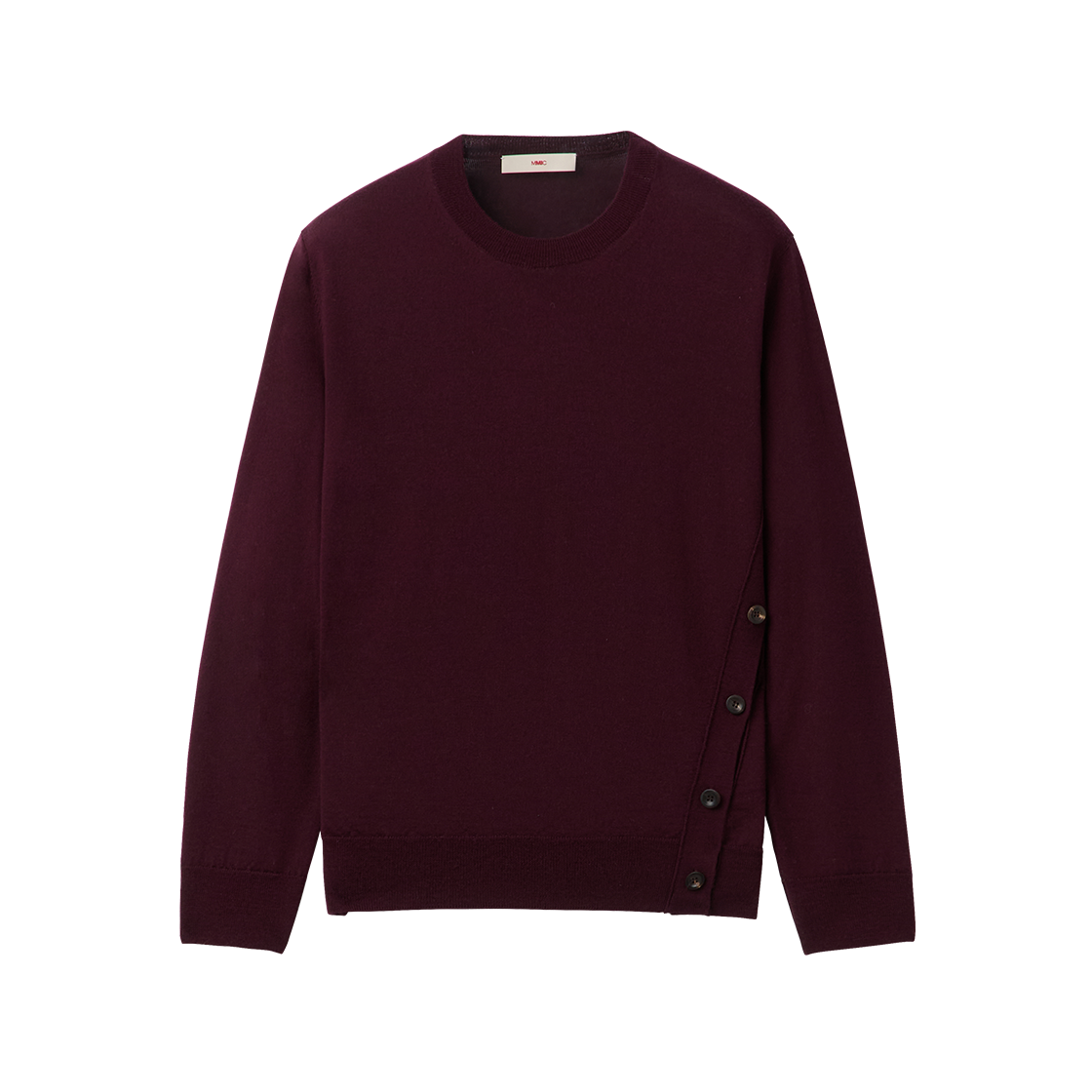 2C6-MM-MT-KT019DRD MMIC Oblique Side Knit Wine