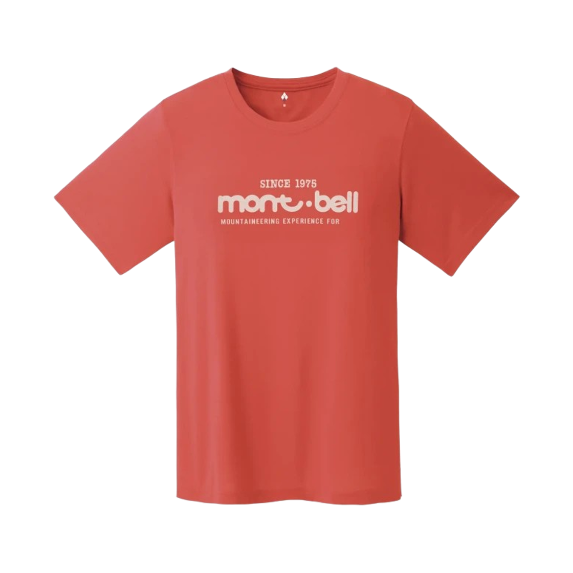 1114008 (W) Montbell Wickron Logo 50th Anniversary T-Shirt Red