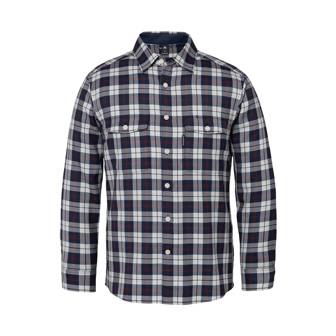 1114666 Montbell Merino Wool O.D. Shirt Blue