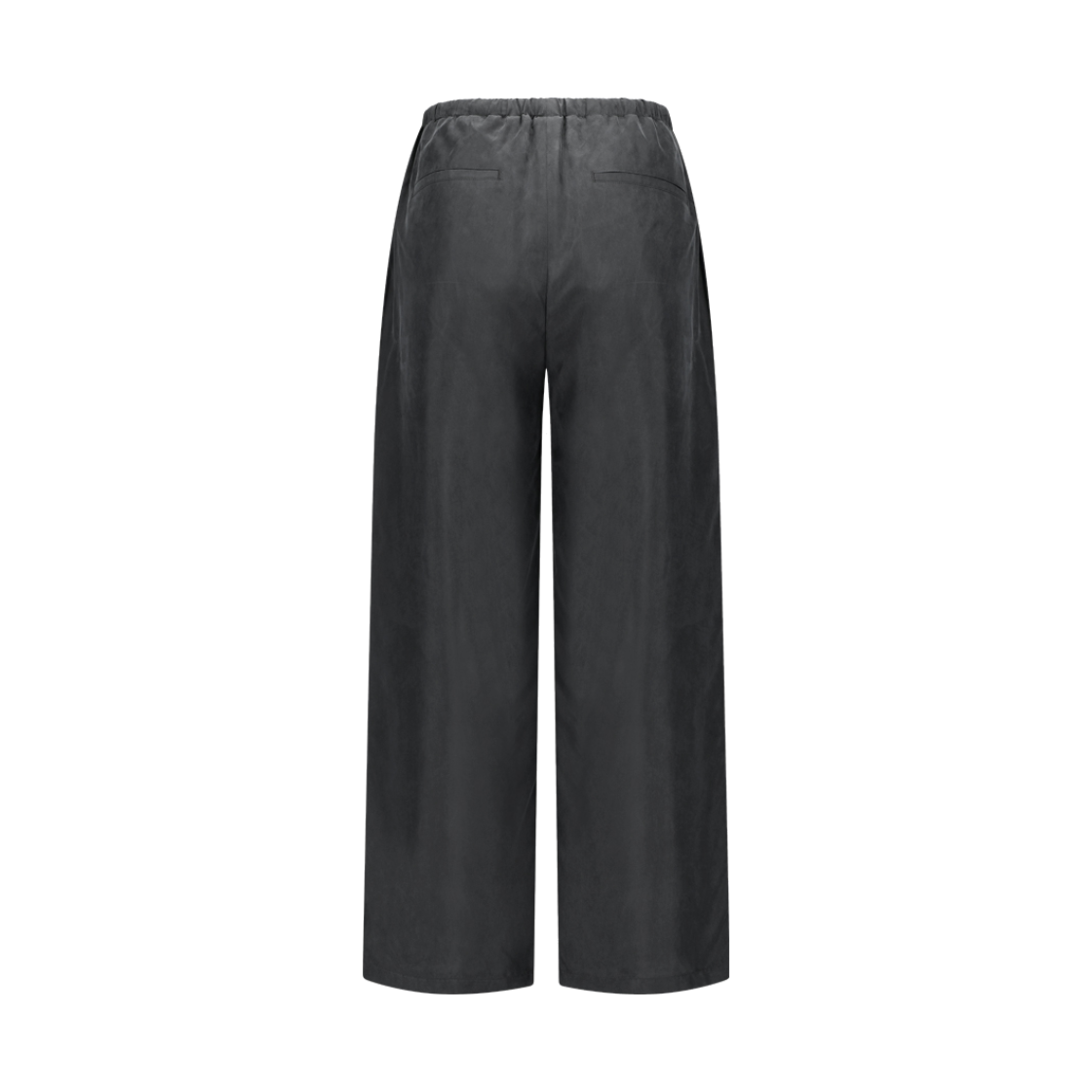 아모멘토 큐프로 밴딩 팬츠 차콜 - 26FW(Amomento Cupro Banding Pants Charcoal - 26FW) - 2