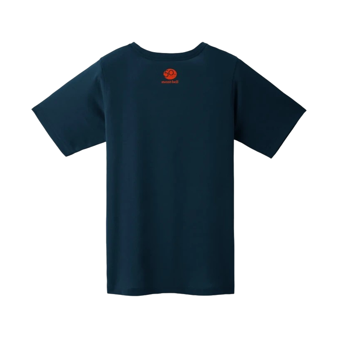 (W) 몽벨 위크론 로고 50주년 티셔츠 네이비((W) Montbell Wickron Logo 50th Anniversary T-Shirt Navy) - 2