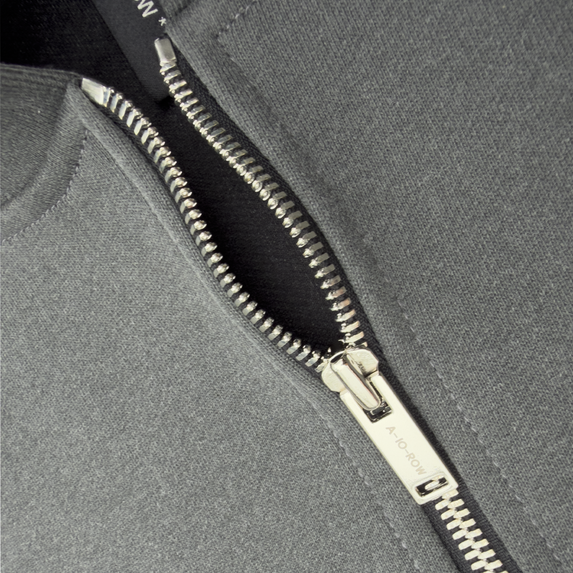 어텐션로우 에디션7. 네오핏 크롭 후드집업 다크그레이(ATTENTIONROW Edition 7. Neofit Crop Hoodie Zip-up Dark Gray) - 3