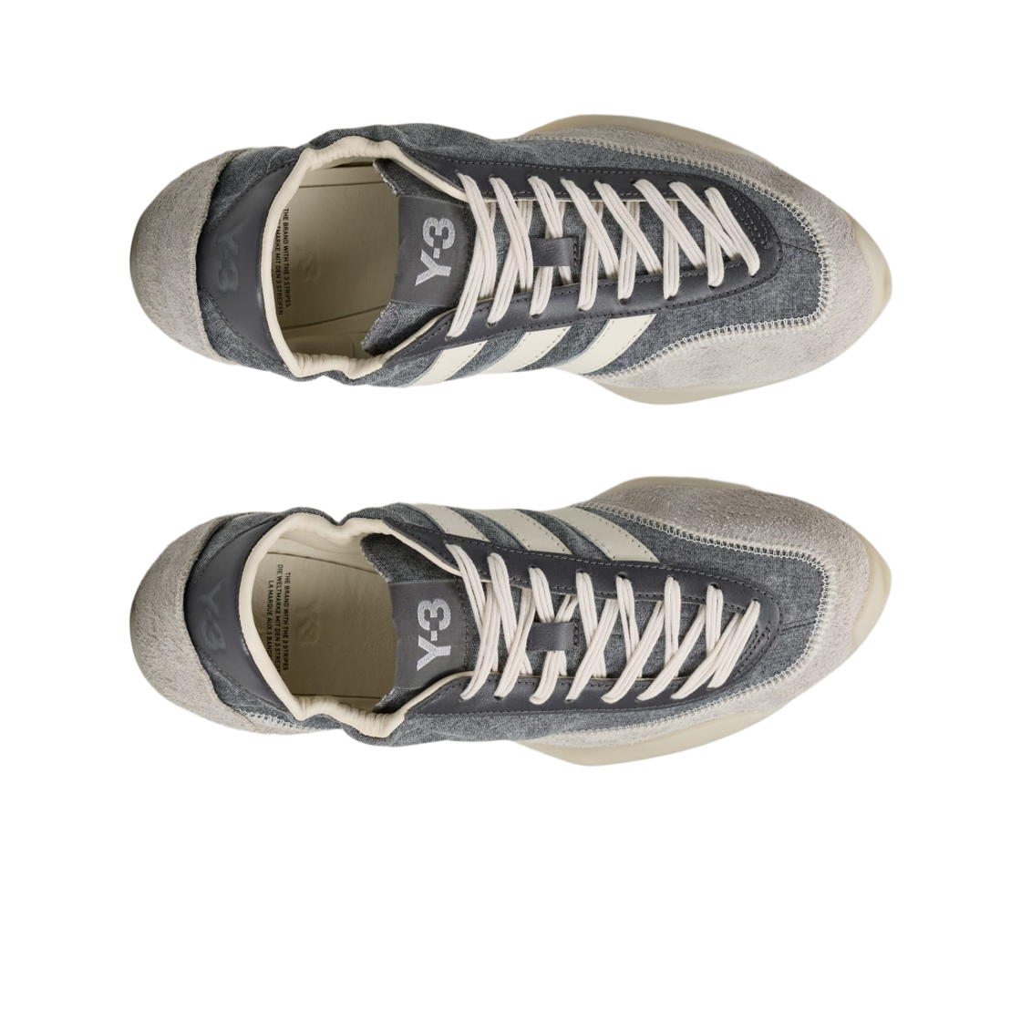 Y-3 도쿄 워프 그레이 파이브 라이트 솔리드 그레이(Y-3 Tokyo Warped Grey Five Light Solid Grey) - 2