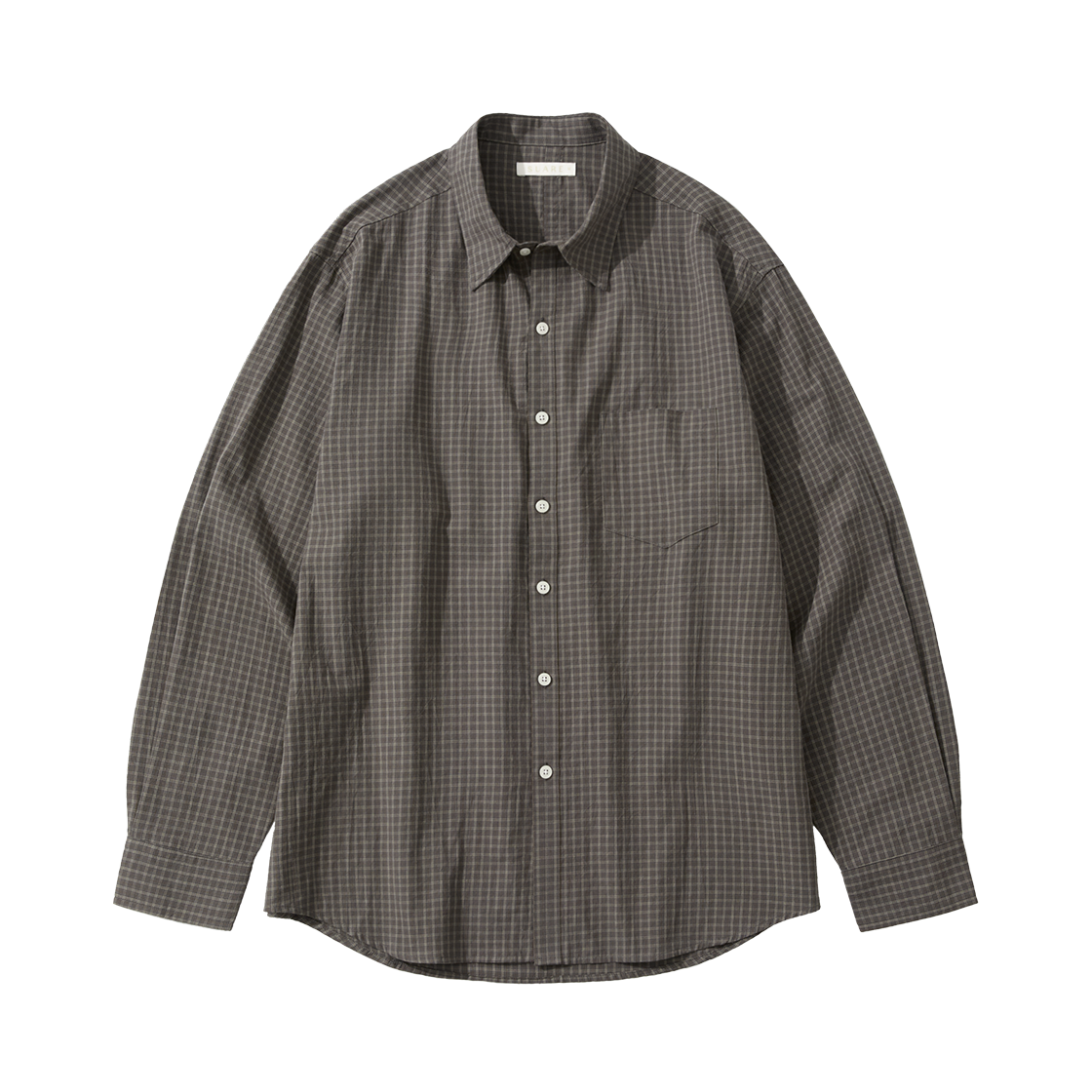 SBF3SH01WMK (W) Plaid Dart Check Shirt Moss Khaki