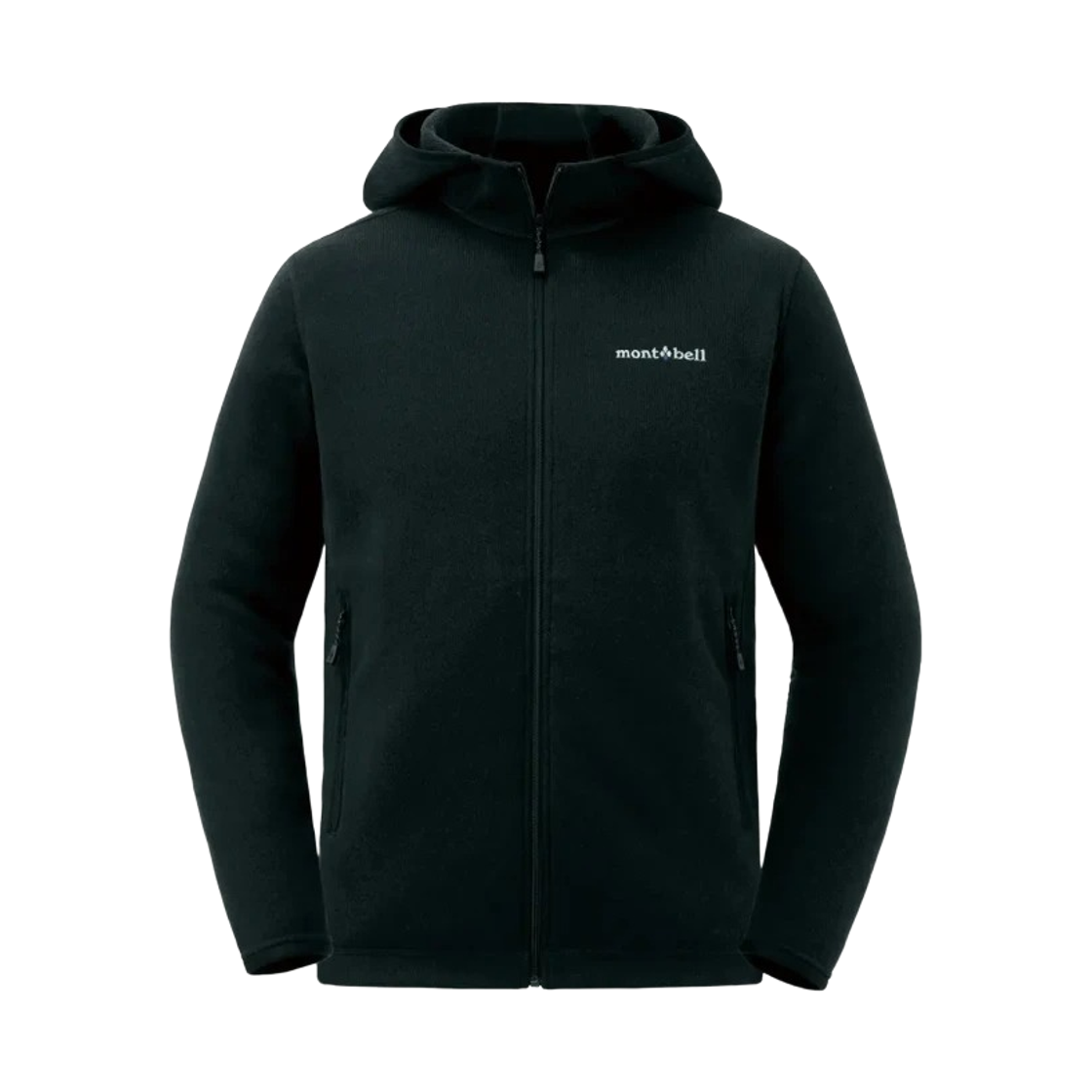 1106589 Montbell Climaplus Knit Hooded Jacket Black