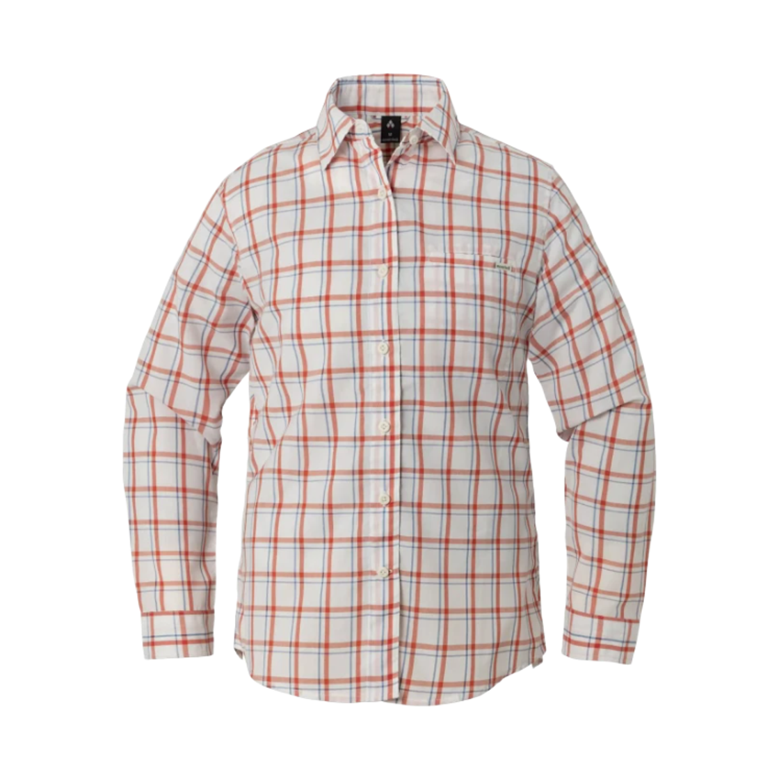 2304481 (W) Montbell Wickron Light Single Pocket Long Sleeve Shirt White 25