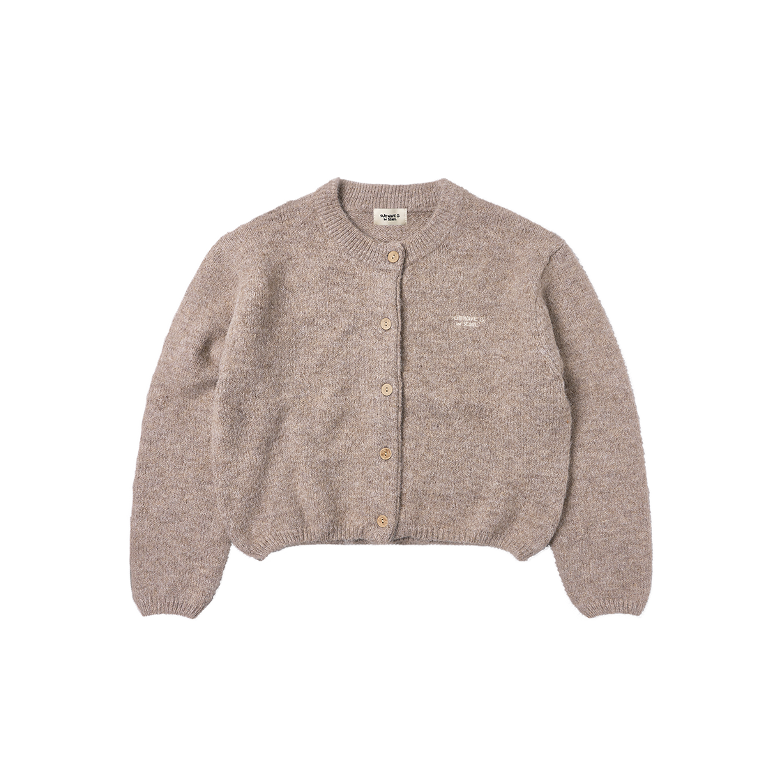 100166_01 Flatwave Ebbe Mild Wool Cardigan Beige