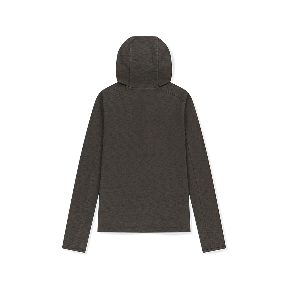 [5% 적립] 썬러브투어 슬럽 후디드 LS 티 챠콜([5% 적립] sunlovetour Slub Hooded LS Tee Charcoal) - 2