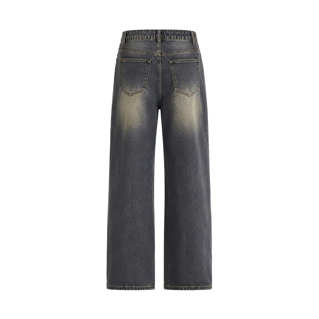 지크립 릴렉스 세미 와이드 브러쉬 워시드 하프밴딩 데님팬츠 다크블루(GCLIP Relaxed Semi-Wide Brushed Washed Half-Banding Denim Pants Dark Blue) - 3