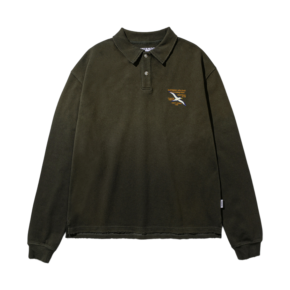 익스프레스 홀리데이 알바트로스 워시드 피케 셔츠 카키(Express Holiday Albatross Washed Pique Shirt Khaki) - 1