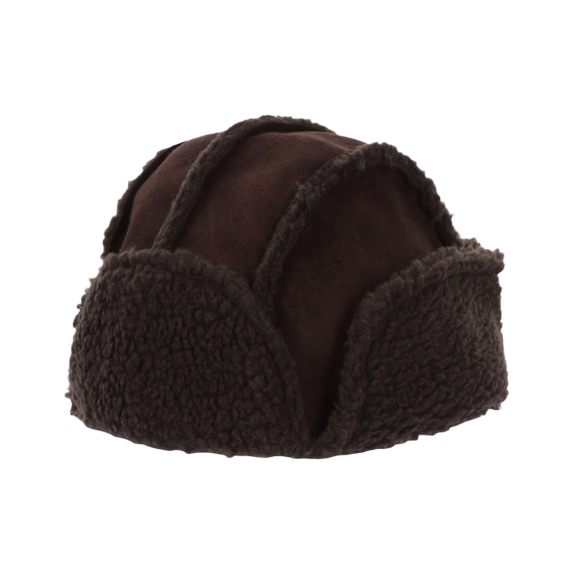 오가프 플리스 투루퍼 햇 브라운(OGARP Fleece Trooper Hat Brown)