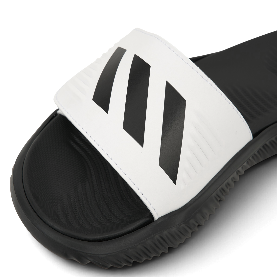 아디다스 알파리스폰스 1.0 슬라이드 클라우드 화이트 코어 블랙(Adidas Alpharesponse 1.0 Slides Cloud White Core Black) - 7