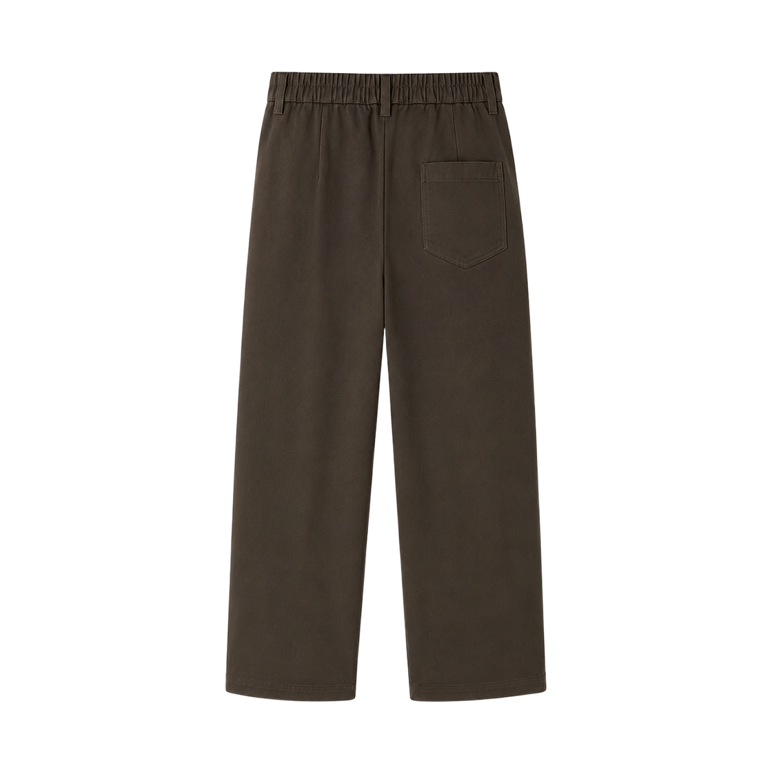 지크립 릴렉스 하프밴딩 핀턱 세미 와이드 슬랙스 모카브라운(GCLIP Relaxed Half-Banding Pintuck Semi-Wide Slacks Light Mocha Brown) - 3