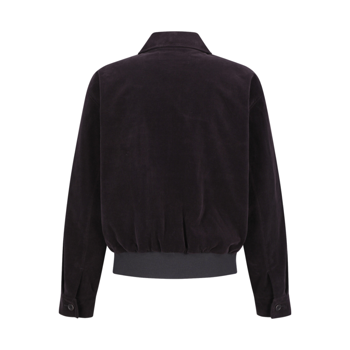 아모멘토 벨벳 집업 점퍼 블랙 - 26FW(Amomento Velvet Zip Up Jumper Black - 26FW) - 2