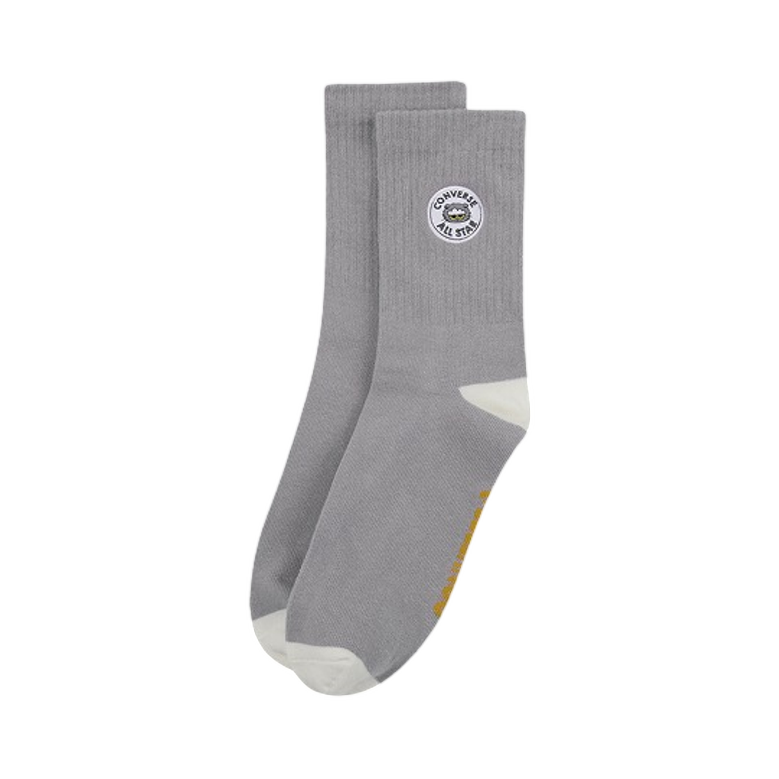 컨버스 x 조앤프렌즈 미드카프 삭스 그레이 에어리어(Converse x Zo&Friends Mid-Calf Socks Grey Area)