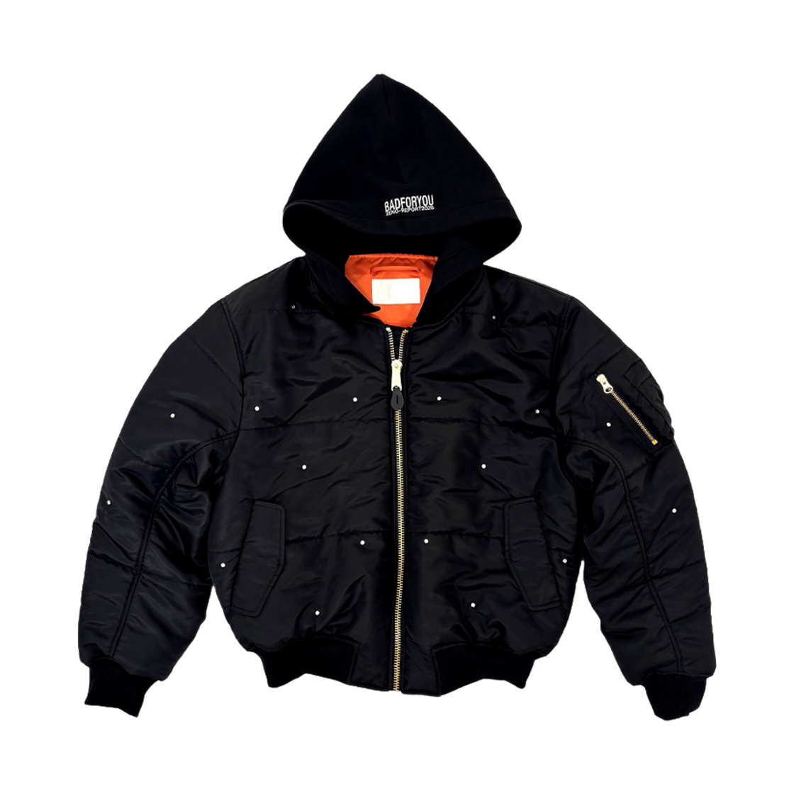 제노리포트 배드 리버시블 봄버 블랙(XENOREPORT Bad Reversible Bomber Black)