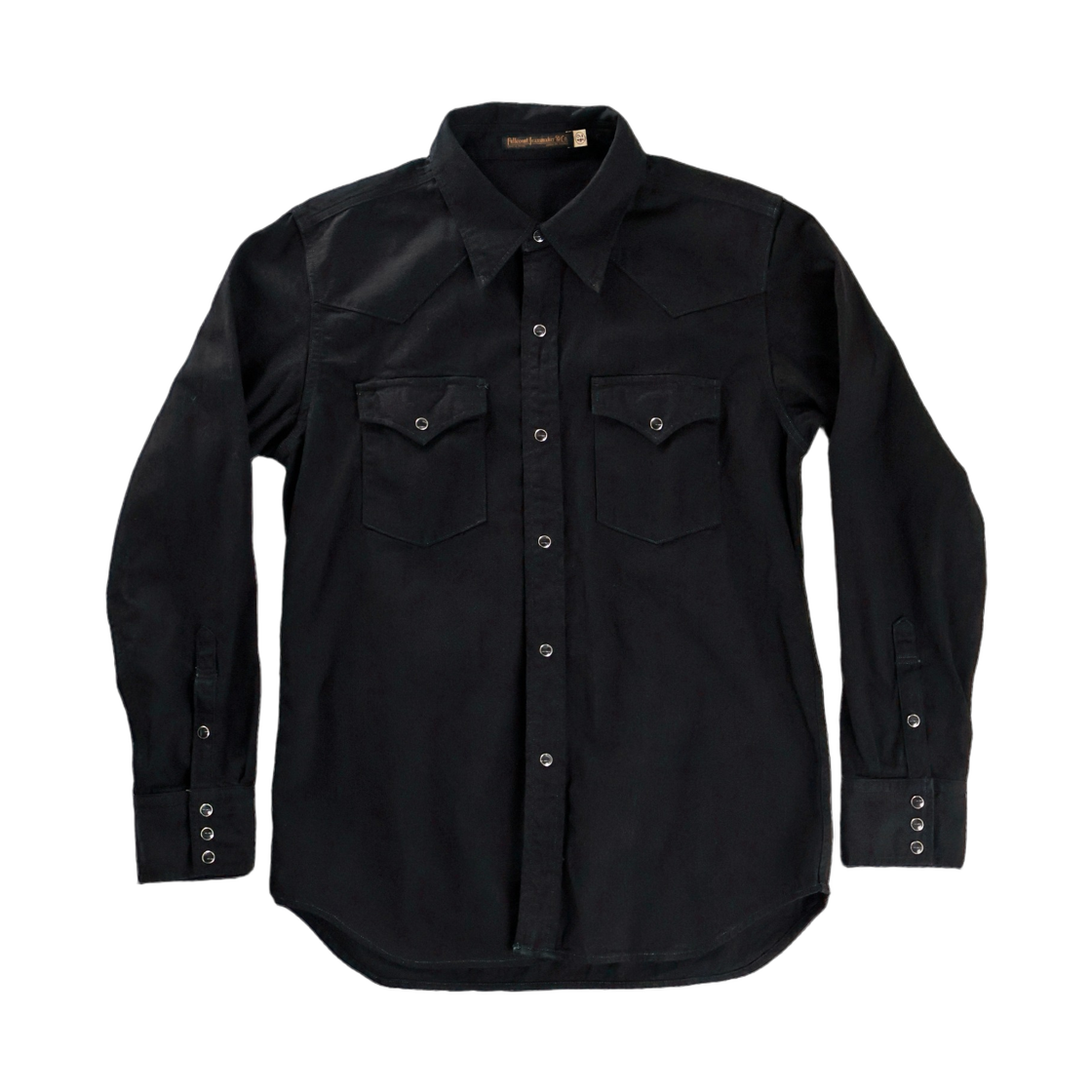 풀카운트 4894BKBK-26 데님 웨스턴 셔츠 블랙(Fullcount 4894BKBK-26 Denim Western Shirt Black)