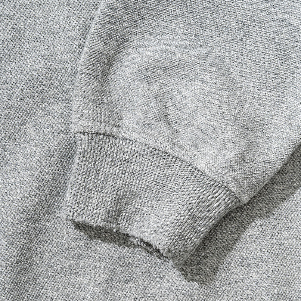 익스프레스 홀리데이 알바트로스 워시드 피케 셔츠 멜란지 그레이(Express Holiday Albatross Washed Pique Shirt Melange Grey) - 4