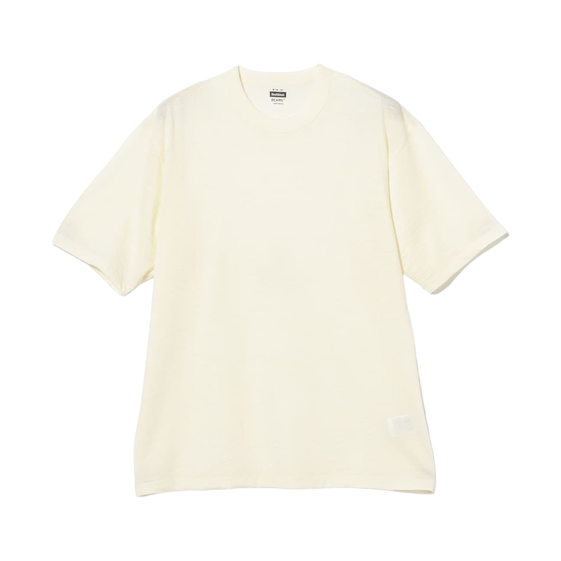 38-04-0147-875 Beams Plus x Healthknit Wool T-Shirt Off White