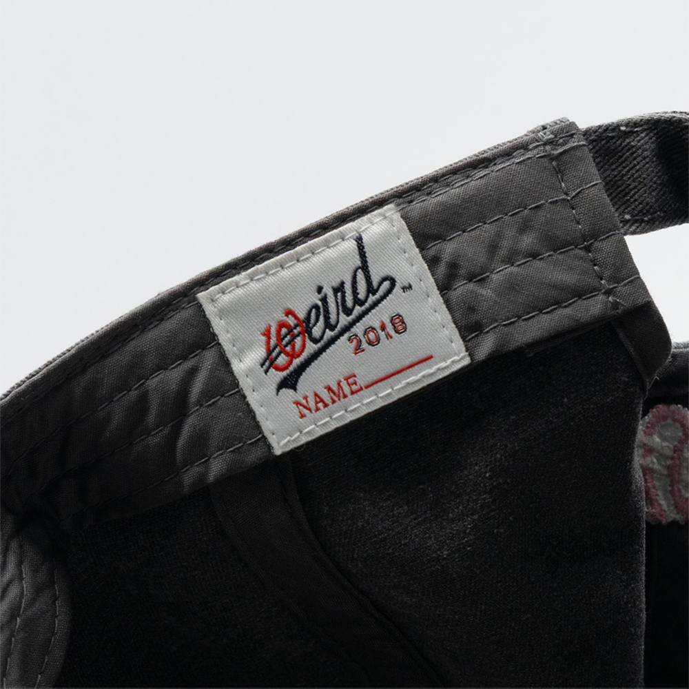 위얼드월드 본투비 워시드 레오파드 볼캡 블랙(Weird World Born to Be Washed Leopard Ball Cap Black) - 5