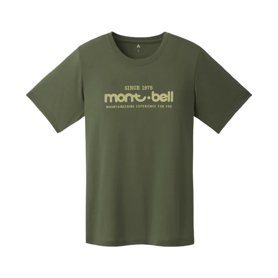 1114008 (W) Montbell Wickron Logo 50th Anniversary T-Shirt Khaki
