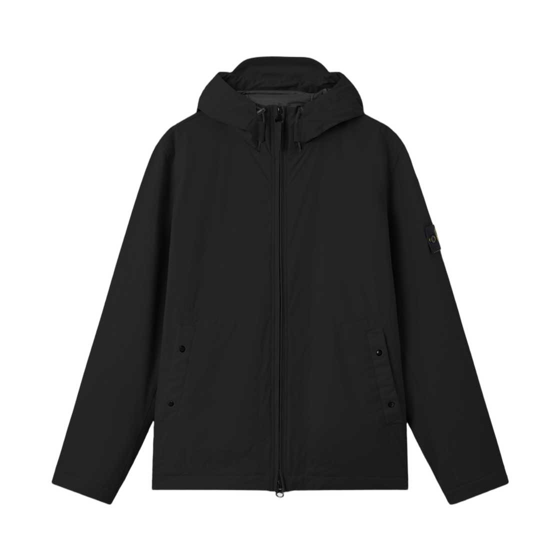 L2S1541001-08S0A27-V0029 Stone Island 4100108 Soft Shell-R_E.Dye Technology Hooded Jacket with Wind- and Water-Resistant Membrane Black - 26FW