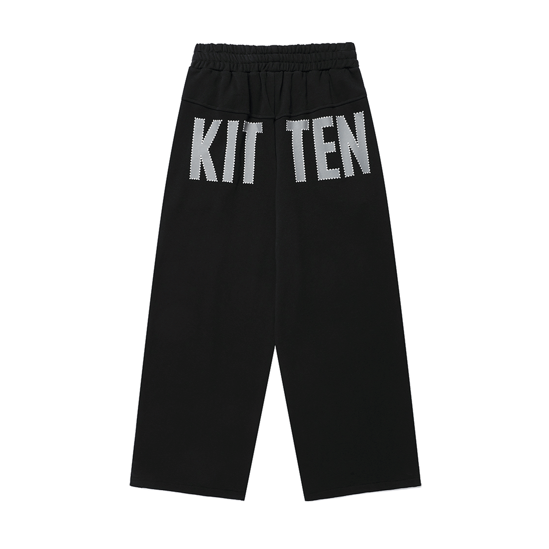카비시 키튼 와이드 스웨트 팬츠 블랙(CAVISH Kitten Wide Sweat Pants Black)