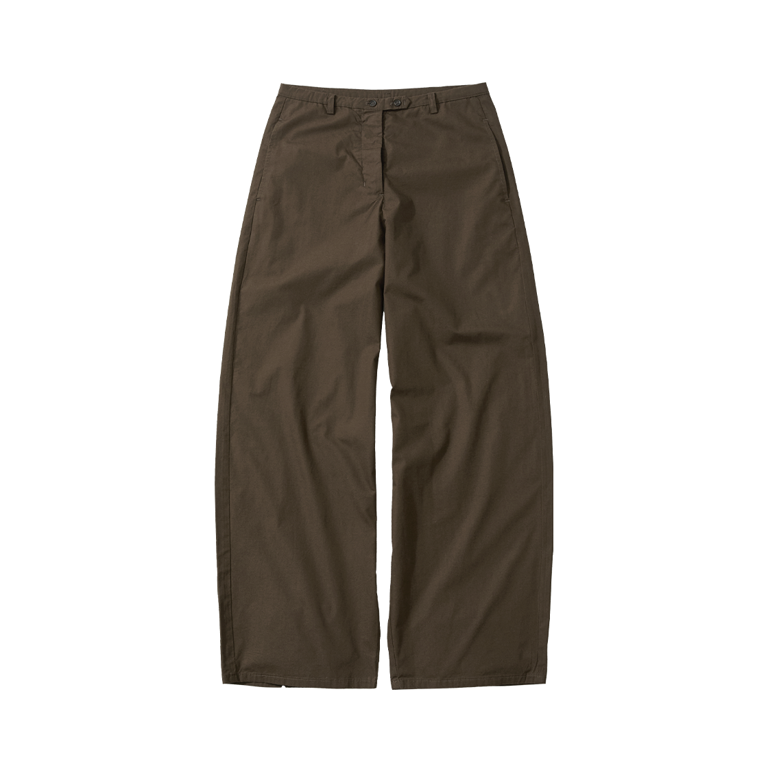 SBF3PT02WBR (W) Cotton Slim Waist Pants Brown