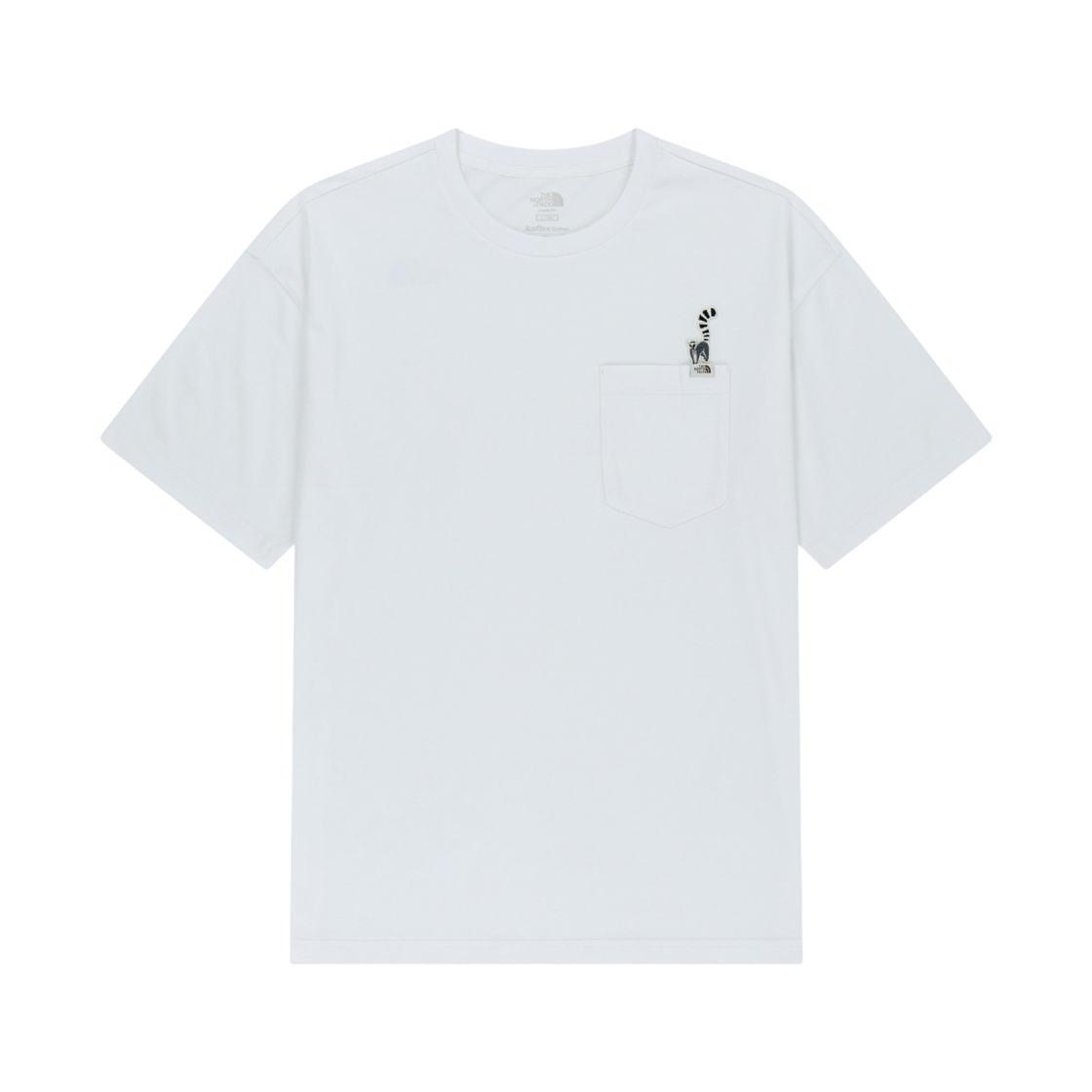 NT7US26J The North Face Fable Pocket S/S R/Tee WHT