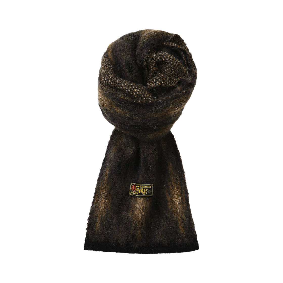 오가프 아즈텍 니트 머플러 카키(OGARP Aztec Knit Muffler Khaki)