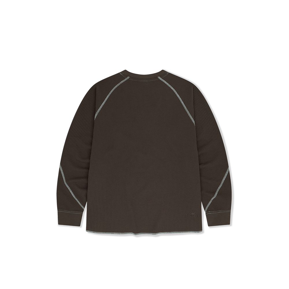 [5% 적립] 썬러브투어 에어로 와플 LS 티 브라운([5% 적립] sunlovetour Aero Waffle LS Tee Brown) - 2